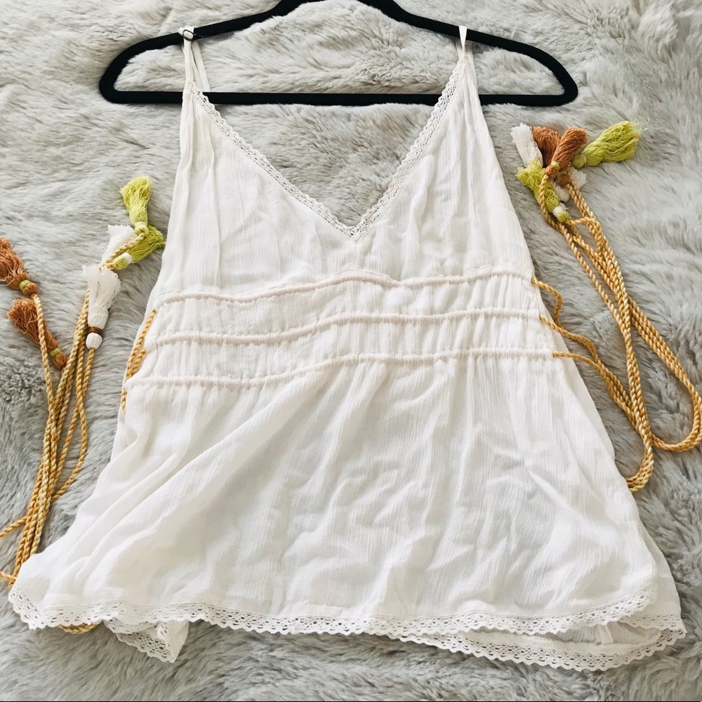 Free people tassel tank top